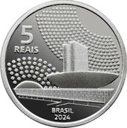Brazil 5 Reais 200 Years of the First Constitution of Brazil 2024  Proof. PRIMEIRA CONSTITUIÇÃO PODER LEGISLATIVO 200 ANOS 1824-2024 coin obverse Brazil 5 Reais 200 Years of the First Constitution of Brazil 2024  Proof. PRIMEIRA CONSTITUIÇÃO PODER LEGISLATIVO 200 ANOS 1824-2024 coin obverse