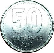 Argentina 50 Centavos (Pattern) 50 CENTAVOS 2013 coin reverse Argentina 50 Centavos (Pattern) 50 CENTAVOS 2013 coin reverse