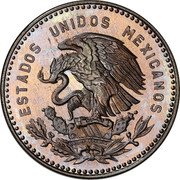 Mexico 50 Centavos Pattern. Cuauhtemoc. Smaller Diameter 1955 Mo ESTADOS UNIDOS MEXICANOS coin obverse Mexico 50 Centavos Pattern. Cuauhtemoc. Smaller Diameter 1955 Mo ESTADOS UNIDOS MEXICANOS coin obverse