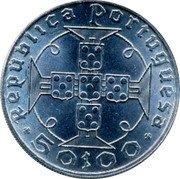 Portugal 50 Escudos (S.Tome Principe) REPUBLICA PORTUGUESA 50 00 coin obverse Portugal 50 Escudos (S.Tome Principe) REPUBLICA PORTUGUESA 50 00 coin obverse