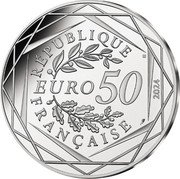 France 50 Euro (Cafe on the Terrace) RÉPUBLIQUE FRANÇAISE EURO 50 2024 coin obverse