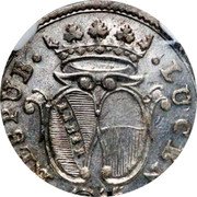 Italy 6 Soldi (City of Lucca) VULTUS SANCT coin reverse