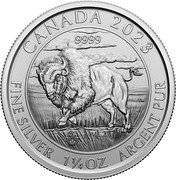 Canada 8 Dollars (Bison. Memorial) VM CANADA 2023 9999 FINE SILVER 1 1/4 OZ ARGENT PUR 23 coin reverse Canada 8 Dollars (Bison. Memorial) VM CANADA 2023 9999 FINE SILVER 1 1/4 OZ ARGENT PUR 23 coin reverse