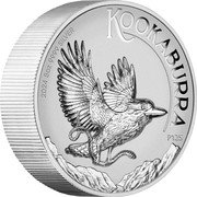 Australia 8 Dollars (Kookaburra. High Relief Incused) SR P125 KOOKABURRA 2024 5 OZ 9999 SILVER coin reverse Australia 8 Dollars (Kookaburra. High Relief Incused) SR P125 KOOKABURRA 2024 5 OZ 9999 SILVER coin reverse