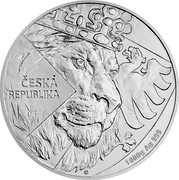 Niue 80 Dollars (Czech Lion. Charles III) ČESKÁ REPUBLIKA 1000G AG 999 CM coin reverse Niue 80 Dollars (Czech Lion. Charles III) ČESKÁ REPUBLIKA 1000G AG 999 CM coin reverse