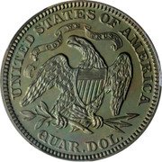 USA Quarter Dollar (Liberty Pattern) UNITED STATES OF AMERICA IN GOD WE TRUST QUAR. DOL. coin reverse USA Quarter Dollar (Liberty Pattern) UNITED STATES OF AMERICA IN GOD WE TRUST QUAR. DOL. coin reverse