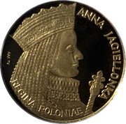 Niue Two Dollars Fifty Cents Anna Jagiellonka 2023 REGINA POLONIAE ANNA JAGIELLONKA AU 999 coin reverse Niue Two Dollars Fifty Cents Anna Jagiellonka 2023 REGINA POLONIAE ANNA JAGIELLONKA AU 999 coin reverse