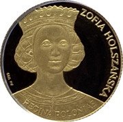 Niue Two Dollars Fifty Cents Zofia Holszanska 2023 REGINA POLONIAE ZOFIA HOLSZAŃSKA AU 999 coin reverse Niue Two Dollars Fifty Cents Zofia Holszanska 2023 REGINA POLONIAE ZOFIA HOLSZAŃSKA AU 999 coin reverse