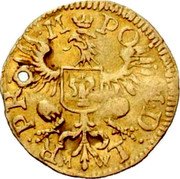 Poland 1/2 Dukat (Johann Casimir. Eagle) PO M D L R PR M coin reverse