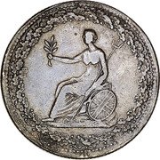 Canada 1/2 Penny (Field Marshal Wellington)  coin reverse Canada 1/2 Penny (Field Marshal Wellington)  coin reverse