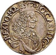 Poland 1/2 Talara (Johann Casimir) IO CASI DG REX PO MDL coin obverse Poland 1/2 Talara (Johann Casimir) IO CASI DG REX PO MDL coin obverse