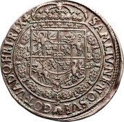 Poland 1/2 Talara (Sigismund III) KM# 38a SAMLIV NE NO SVE GOT VAD O HRI REX coin reverse Poland 1/2 Talara (Sigismund III) KM# 38a SAMLIV NE NO SVE GOT VAD O HRI REX coin reverse