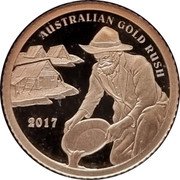 Samoa 1 Dollar (Australian Gold Rush) AUSTRALIAN GOLD RUSH 2017 coin reverse Samoa 1 Dollar (Australian Gold Rush) AUSTRALIAN GOLD RUSH 2017 coin reverse
