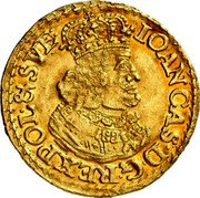 Poland 1 Dukat Johann Casimir. Arms 1651 AT IOAN CAS DG REX POL & SVE coin obverse Poland 1 Dukat Johann Casimir. Arms 1651 AT IOAN CAS DG REX POL & SVE coin obverse