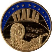 Italy 1 ECU (Antonio Vivaldi) ITALIA coin obverse