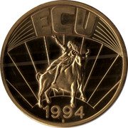 Italy 1 ECU (Antonio Vivaldi) 1994 ECU G coin reverse