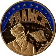 France 1 ECU (Jules Verne) FRANCE coin obverse France 1 ECU (Jules Verne) FRANCE coin obverse