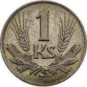 Slovakia 1 Koruna (Trial Strike) 1 KS KR coin reverse Slovakia 1 Koruna (Trial Strike) 1 KS KR coin reverse
