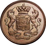 UK 1 Penny (Cornwall. Cambourne. Dolcoath Mine) PRO REGE ET POPULO coin reverse UK 1 Penny (Cornwall. Cambourne. Dolcoath Mine) PRO REGE ET POPULO coin reverse