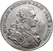 Poland 1 Talar (Stanislaus Augustus. Pattern) STANISLAUS AUGUSTUS D.G.REX POL.M.D.LITHU coin obverse