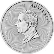 Australia 10 Dollars (Next Generation Australian Emu. Piedfort) CHARLES III AUSTRALIA 10 OZ 9999 AG 10 DOLLARS DT coin obverse Australia 10 Dollars (Next Generation Australian Emu. Piedfort) CHARLES III AUSTRALIA 10 OZ 9999 AG 10 DOLLARS DT coin obverse