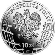 Poland 10 Zlotych Anthony Zuch Zubrid 2022 mw RZECZPOSPOLITA POLSKA MW 10 ZŁ 2022 coin obverse Poland 10 Zlotych Anthony Zuch Zubrid 2022 mw RZECZPOSPOLITA POLSKA MW 10 ZŁ 2022 coin obverse