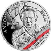 Poland 10 Zlotych Anthony Zuch Zubrid 2022 mw ZACHOWALI SIĘ JAK TRZEBA 1918-1946 ANTONI ZUBRYD „ZUCH" coin reverse Poland 10 Zlotych Anthony Zuch Zubrid 2022 mw ZACHOWALI SIĘ JAK TRZEBA 1918-1946 ANTONI ZUBRYD „ZUCH" coin reverse