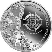 Poland 10 Zlotych 100th Anniversary of the Formation of Volunteer Fire Brigades 2021 mw Proof 100 LECIE POWSTANIA ZWIAZKU OCHOTNICZYCH STRAŻY POŻARNYCH RP W JEDNOŚCI SIŁA coin reverse Poland 10 Zlotych 100th Anniversary of the Formation of Volunteer Fire Brigades 2021 mw Proof 100 LECIE POWSTANIA ZWIAZKU OCHOTNICZYCH STRAŻY POŻARNYCH RP W JEDNOŚCI SIŁA coin reverse