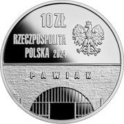 Poland 10 Zlotych (In Memory of Warsaw Pawiak Prison Inmates) PAWIAK RZECZPOSPOLITA POLSKA 2024 MW 10 ZŁ coin obverse Poland 10 Zlotych (In Memory of Warsaw Pawiak Prison Inmates) PAWIAK RZECZPOSPOLITA POLSKA 2024 MW 10 ZŁ coin obverse