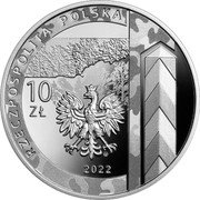 Poland 10 Zlotych Protection of Poland’s Eastern Border 2022 mw Proof RZECZPOLITA POLSKA 10 ZŁ MW 2022 coin obverse Poland 10 Zlotych Protection of Poland’s Eastern Border 2022 mw Proof RZECZPOLITA POLSKA 10 ZŁ MW 2022 coin obverse