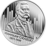 Poland 10 Zlotych Stanislaw Grabski 2020 MW Proof STANISŁAW GRABSKI 1871-1949 KR coin reverse Poland 10 Zlotych Stanislaw Grabski 2020 MW Proof STANISŁAW GRABSKI 1871-1949 KR coin reverse