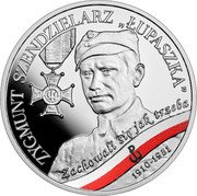 Poland 10 Zlotych (Zygmunt Szendzielarz Lupaszka) ZACHOWALI SIĘ JAK TRZEBA THE ORDER 1910–1951 ZYGMUNT SZENDZIELARZ „ŁUPASZKA” coin reverse Poland 10 Zlotych (Zygmunt Szendzielarz Lupaszka) ZACHOWALI SIĘ JAK TRZEBA THE ORDER 1910–1951 ZYGMUNT SZENDZIELARZ „ŁUPASZKA” coin reverse