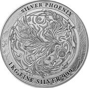 Niue 100 Dollars (Phoenix) SILVER PHOENIX 1 KG FINE SILVER 999 coin reverse