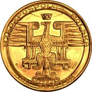 Poland 100 Zlotych Mikola Kopernik. Trial Strike 1925 MW RZECZPOSPOLITA POLSKA 1925 100 ZŁOTYCH PRÓBA coin obverse Poland 100 Zlotych Mikola Kopernik. Trial Strike 1925 MW RZECZPOSPOLITA POLSKA 1925 100 ZŁOTYCH PRÓBA coin obverse