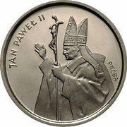 Poland 1000 Zlotych Visit of Pope John Paul II. Trial Strike 1987 MW JAN PAWEŁ II PRÓBA SWF coin reverse Poland 1000 Zlotych Visit of Pope John Paul II. Trial Strike 1987 MW JAN PAWEŁ II PRÓBA SWF coin reverse