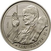 Poland 10000 Zlotych Pope John Paul II. Bullion Trial Strike 1988 MW PRÓBA JAN PAWEŁ II coin reverse Poland 10000 Zlotych Pope John Paul II. Bullion Trial Strike 1988 MW PRÓBA JAN PAWEŁ II coin reverse