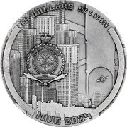 Niue 15 Dollars (Cyberpunk) 15 DOLLARS 200 G AG 999 PUIBLIC SEAL OF NIUE ATUA NIUE TUKULAGI NIUE 2024 coin obverse Niue 15 Dollars (Cyberpunk) 15 DOLLARS 200 G AG 999 PUIBLIC SEAL OF NIUE ATUA NIUE TUKULAGI NIUE 2024 coin obverse