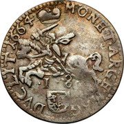 Poland 18 Groszy Johann Casimir. Rider 1664 TLB 18 MONET ARGEN MAG DVC LIT 1664 coin reverse Poland 18 Groszy Johann Casimir. Rider 1664 TLB 18 MONET ARGEN MAG DVC LIT 1664 coin reverse