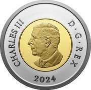 Canada 2 Dollars (Polar Bear. Specimen) CHARLES III D G REX 2024 SR coin obverse Canada 2 Dollars (Polar Bear. Specimen) CHARLES III D G REX 2024 SR coin obverse