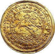 Poland 2 Ducats (Coronation. Michael I) MICHAEL D G REX POL ELECT VARSAV 19 IUNII CORONAT CRACOV 29 SEPT AO 1669 DEXTERA DOMINI FECIT VIRTUTEM coin obverse Poland 2 Ducats (Coronation. Michael I) MICHAEL D G REX POL ELECT VARSAV 19 IUNII CORONAT CRACOV 29 SEPT AO 1669 DEXTERA DOMINI FECIT VIRTUTEM coin obverse