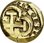 Spain 2 Escudos (Philip V. Madrid Mint. Cross 1st Type) HISPANIARUM REX 1701 coin reverse Spain 2 Escudos (Philip V. Madrid Mint. Cross 1st Type) HISPANIARUM REX 1701 coin reverse