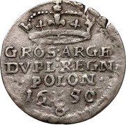 Poland 2 Grosze (Johann Casimir) GROS ARGE DVPL REGN POLON 16 50 coin reverse Poland 2 Grosze (Johann Casimir) GROS ARGE DVPL REGN POLON 16 50 coin reverse