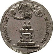 Poland 2 Grosze (Wedding Maria Amalia and Prince Charles Sicilian) CORONAM MERENTUR coin obverse Poland 2 Grosze (Wedding Maria Amalia and Prince Charles Sicilian) CORONAM MERENTUR coin obverse