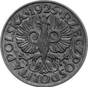 Poland 2 Grosze (WW II German Occupation. Trial Strike) 1923 RZECZPOSPOLITA POLSKA W J coin obverse Poland 2 Grosze (WW II German Occupation. Trial Strike) 1923 RZECZPOSPOLITA POLSKA W J coin obverse