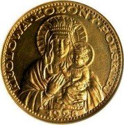Poland 2 Zlote (Black Madonna of Czestochowa) KROLOWA KORONY POLSKIEJ 1928 coin reverse Poland 2 Zlote (Black Madonna of Czestochowa) KROLOWA KORONY POLSKIEJ 1928 coin reverse