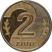 Poland 2 Zlote Circulation Coin. Trial Strike 1994 MW 2 ZŁOTE PRÓBA coin reverse Poland 2 Zlote Circulation Coin. Trial Strike 1994 MW 2 ZŁOTE PRÓBA coin reverse