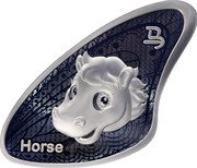 Samoa 20 Cents Chinese Zodiac. Year of the Horse 2023 马 HORSE coin reverse Samoa 20 Cents Chinese Zodiac. Year of the Horse 2023 马 HORSE coin reverse
