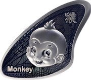 Samoa 20 Cents Chinese Zodiac. Year of the Monkey 2023 猴 MONKEY coin reverse Samoa 20 Cents Chinese Zodiac. Year of the Monkey 2023 猴 MONKEY coin reverse