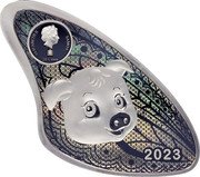 Samoa 20 Cents Chinese Zodiac. Year of the Pig 2023 ELIZABETH II SAMOA IRB 20 CENTS 2023 coin obverse Samoa 20 Cents Chinese Zodiac. Year of the Pig 2023 ELIZABETH II SAMOA IRB 20 CENTS 2023 coin obverse