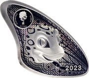 Samoa 20 Cents Chinese Zodiac. Year of the Snake 2023  ELIZABETH II SAMOA IRB 20 CENTS 2023 coin obverse